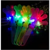 LED Rave Toy Light Up Hand Clapper Concert Party Party dostarcza nowość miga slapper kids Electronic Drop dostawa gif dhvr8