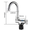 Foldbar kökskran 360 Dgree Rotation Sink Water Tap Single Handle Cold Water Mixer kran för RV -båt282U