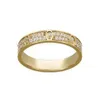 Fashion Titanium Steel Silver Rose Gold Love Ring Miłośnicy 210w