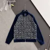 Luksusowy garnitur sportowy mody dróg bawełniany Jacquard Cardigan Płaszcz Designer Designer Spodne