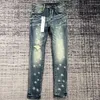 Viola Marca Jeans Denim Pantaloni Mens Designer Uomo Pantaloni neri Design di qualità di fascia alta Retro Streetwear Pantaloni sportivi Designer Jeans Jogger C1sr #