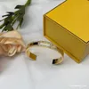 23 Luxury Designer Gold Silver Pink Diamonds Armband Grand Luxury Engagement Presentförslag Present Valentins dag Gift Män och kvinnors FF