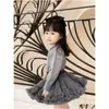 Vêtements Ensembles Hiver Enfants Filles Enfant Fille Pull Avec Dentelle Tutu 2pcs / Tenue Enfants Costumes Vêtements Drop Livraison Bébé Maternité Dh8Ny