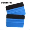 Whole-2PCS Squeeegee Car Film Tool Vinyl Blue Plastic Sc​​reaper Squeeegee with Soft Edge Window Glass Decalアプリケーター1173o