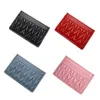 Designer Card Holders Women Mini Wallet 2023 Fashion Genuine Leather Luxury Coin Pocket Ladies Purse New Credit Cards Holder 4 Col254l