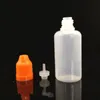 Colorful PE Dropper Bottles 3ml 5ml 10ml 15ml 20ml 30ml 50ml Needle Tips with Color Childproof Cap Sharp Dropper Tip Plastic Eliquid Bo Xwgq