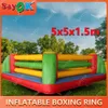 Anneau de boxe gonflable, videur géant, maison de rebond, jeux de sport de fête, 5m