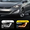 2 Stuks Voor Hyundai Elantra Avante 2014 2015 Led Drl Dagrijverlichting Daglicht Rijden Licht Mistlamp Frame mistlamp256P