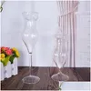 Bicchieri da vino 1 pz Bicchiere da cocktail champagne Nudo Calici personalizzati Fatti a mano Bar Consegna a goccia Casa Giardino Cucina Sala da pranzo Bicchieri Dhy6W