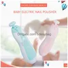 Ander elektrisch gereedschap Elektrisch babyschaartje Babyverzorging Veilig Nagelknipper Snijder voor kinderen Baby Newbron Trimmer Manicure Drop Delivery H Dhzr8