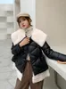 Women's Leather 2023 Real Sheepskin Jackets Women 90% White Duck Down Coat Female Rex Fur Collar Jacket Cuero Genuino Zjt17