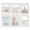 Reed Dandelion Dolphin Sea Beach Flower Wall Art Canvas Nordic PostersPainting And Prints Wall Pictures For Living Room Decor L01