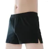 Underpants Comfortable Fit Shorts Panties Breathable Elastic Waist Men's Loose Mid-rise For Home