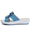 Slippers 2023 Summer Women Sandals Sandals أحذية بيضاء جلدية باليه جولة إصبع القدم شرائح Fringe Flip Flups Female 856