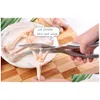 Ciseaux 25Cm9.8 Ciseaux robustes en acier inoxydable Gadget de cuisine cisaillement poisson canard coupe poterie coupe-os de poulet outil de cuisson goutte livraison Dhmjg