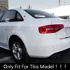 ألياف الكربون خلفية نافذة المثلث المثلث تغطية مصاريع مصاريع مصاريع Audi A4 B8 2009-2016 ملحقات تصميم السيارات 254S