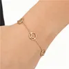 Braccialetti da donna in oro premium Designer Bracciale a catena Luxury Diamond Letter Design F Bracciale Gioielli di moda219w