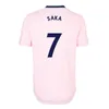 2023 2024 Saka White Mens Soccer Jerseys 22 23 Pepe Tierney Gabriel Odegaard Smith Rowe Martinelli Marquinhos G. Jesus Home Away 3rd Football Shirts Third