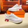 2023 NOVO Designer Sneaker Virgil Trainer Sapatos Casuais Couro De Bezerro Abloh Branco Verde Vermelho Azul Carta Sobreposições Plataforma Baixa Sapatilhas Tamanho 36-49