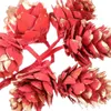 Decorative Flowers Pinecones Crafts Christmas Vase Filler Picks Ornaments Tree Artificial Stems Pinesol