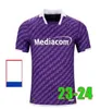 S-XXL 2023 Fiorentina maglie da calcio J. IKONE 23 24 Batistuta CASTROVILLI ERICK Maglia Firenze ACF JOVIC A. CABRAL Milenkovic C.Kouame maglia da calcio uomo GHDF