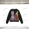 xinxinbuy Men designer Hoodie Sweatshirt 23ss Portrait pattern print long sleeve women Black green brown gray white XS-XL