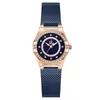 여성 시계 시계 고품질 고급 사업 다이아몬드 스터드 벨트 시계 방수 30mm 시계