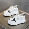 2023 Autumn and Winter Women's Shoes New Muffin Thick Bottom Small White Shoes Casual Thin Inner Increase Hundred Single Shoes Ladies Casual Shoes Sneakers size 35-39