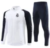 23 24 REAL MADRIDS COMPON SCANCED TRACKSUTITS TRACKSTS CHIDS TRAFTSUTT KIT CHANDAL FUTBOL Surverement Madrides Suit Suit Soccer Long Zipper Jackets