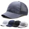 Casquettes de baseball Hommes Femmes Mesh Back Trucker Baseball Cap Short Bill Dad Hat Quick Dry Brim