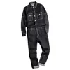 Męskie dżinsy kombinezon szczupły chłopak Jean Jumpsuits Spring Autumn Streetwear Denim Joks Skocsuit Mężczyzna długie Pants 3120