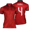 23 24 24 Albania Drużyna narodowa Uzuni Soccer Jerseys Hysaj Lenjani Abrashi Ramadani 2023 Home Red Away White Trzecie czarne małże koszule piłkarskie