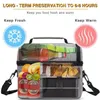 Insulated Thermal Bag Women Men Multifunctional 8L Cooler And Warm Keeping Lunch Box Leakproof Waterproof Black Y200429257M
