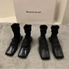 Stiefel Damen Pu Leder Chelsea Mode Elegant Ballett Stil Flach Kurz Schwarz Patent Winter Lolita Schuhe 230915