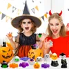 Decompressiespeelgoed 24-delig Halloween Mochi Squishy Fidget-speelgoed Kawaii Mini Squishies Zintuiglijk voor kinderen Volwassenen Geschenken Trick or Treat Feestartikelen 230915