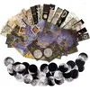 Confezione regalo 145 pezzi Adesivi vintage per astronomia Abbronzante Universo Washi di spazio Galassia Pianeti Decorazione estetica per Scr