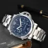 Luxury heren horloges topontwerpers hoogwaardige datejust 43 mm vijf handen kwarts horloges waterdichte sport montre luxe horloges