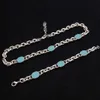 Collier plaqué argent pour femmes, Bracelet avec lettres, Design haut à la mode, ensemble cadeau, chaîne de personnalité, bijoux Supply220U