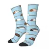 Men's Socks Funny Crazy Compression Sock For Men Repeating Ratties Hip Hop Vintage Mice Happy Quality Pattern Printed Boys Crew