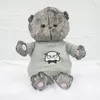 Muñecas de peluche 25 35 cm Basik Cat Basic Grey Cats Toys Niños Almohada Relleno Enfant Plushie Regalos de cumpleaños para niños 230915