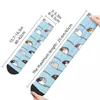 Men's Socks Funny Crazy Compression Sock For Men Repeating Ratties Hip Hop Vintage Mice Happy Quality Pattern Printed Boys Crew