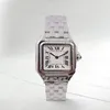 デザイナーの贅沢な女性が女性のためのレディーススクエアタンクウォッチクォーツムーブメントダイヤモンドローズゴールドレクタングウォッチステンレススチールレディースエレガントな腕時計