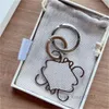 Designer Car Key Carabiner Keychains Mens Anagram Pendants LoweeeYiwi Key Chain Lover Couple Bags Pendants Luxury Metal Keyrings Silver Gold Keys