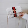 Evening Bags Handmade Bag Diy Material Self-made Women's New Tiktok Same Style Plush Yarn Woven Versatile Cross Body 230828