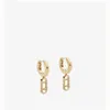 Women Gold Hoop Earings Designer Jewelry Luxurys Diamond Dangle Studs Earrings Boucle Letters Hoops F Med Box New 010506R3194