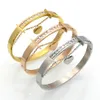 Fashion Jewelry Stainless Steel open cuff heart charms bracelet bangles for men women t style298h