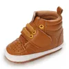 Eerste wandelaars geboren babyschoenen bruin thema veelkleurig jongens en meisjes casual sneakers zachte zool antislip peuter 230915