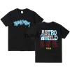 2023 Gratis Verzending Mannen Plus Tees Polo Hip Hop T-shirt Mannen Vrouwen ASTROWORLD Cactus Jack Harajuku T-shirts Katoen bliksem Tees S-XL