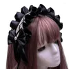 Grampos de cabelo feitos à mão japonês lolita menina linda irmã macia pneu multicolor faixa de renda