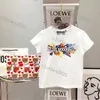 Nowe dzieci letnie koszulki projektant tee chłopcy dziewczęta mody listy niedźwiedź mozaiki drukowane bluzki Dzieci swobodne modne tshirty więcej kolorów luksusowe topy wysokiej jakości wysokiej jakości